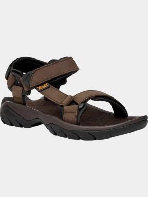 sandale de drumetie pt. barbati Teva Terra Fi 5 Universal Leather maro 1