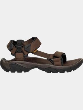 sandale de drumetie pt. barbati Teva Terra Fi 5 Universal Leather maro 3
