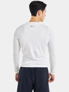 tricou cu maneci lungi, pentru sport pt. barbati Under Armour UA HG Armour Comp LS alb 3
