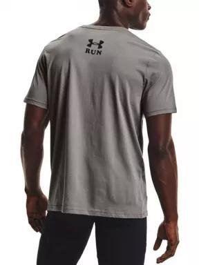 tricou cu maneci scurte pt. barbati Under Armour Ua Keep Run Weird Graphic Ss gri 3