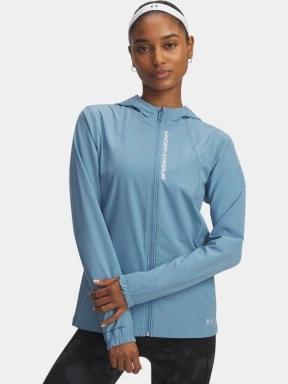 jacheta pentru alergare pt. femei Under Armour UA OutRun the Storm Jacket albastru 1