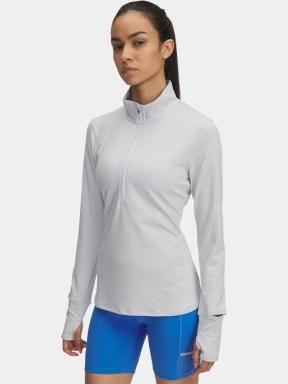 tricou cu maneci lungi, pentru sport pt. femei Under Armour UA Launch Pro Half Zip gri 1