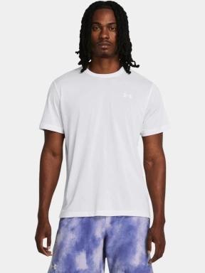 tricou pentru sport, cu maneci scurte pt. barbati Under Armour UA Launch Shortsleeve alb 1