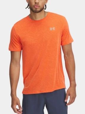 tricou pentru sport, cu maneci scurte pt. barbati Under Armour UA Launch Shortsleeve portocaliu 1