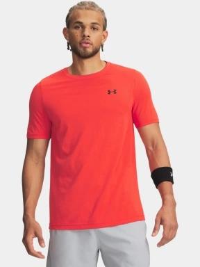 tricou pentru sport, cu maneci scurte pt. barbati Under Armour Vanish Seamless SS rosu 1