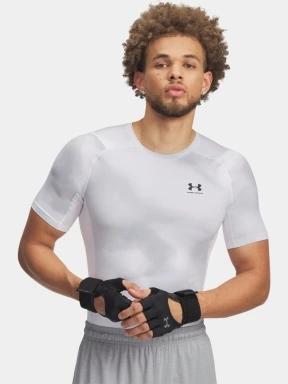 tricou pentru sport, cu maneci scurte pt. barbati Under Armour UA HG Armour Printed SS gri 1