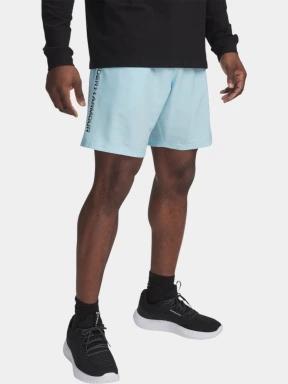 pantaloni scurti pentru sport pt. barbati Under Armour UA Tech Woven Wordmark Short albastru deschis 1