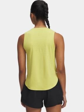 tricou de sport fara maneci pt. femei Under Armour UA Launch Elite Tank galben 3