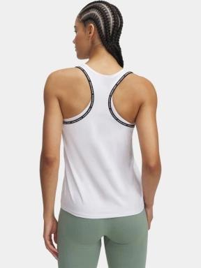 tricou de sport fara maneci pt. femei Under Armour Tech Knockout Tank alb 3