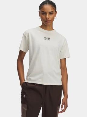 tricou pentru sport, cu maneci scurte pt. femei Under Armour UA Trail Run Graphic nisip 1