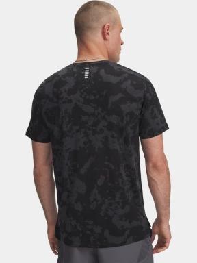 tricou pentru sport, cu maneci scurte pt. barbati Under Armour UA Launch Printed SS gri 3