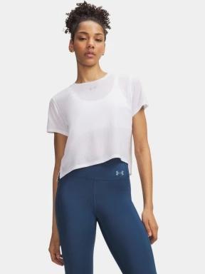 tricou pentru sport, cu maneci scurte pt. femei Under Armour UA Velociti Shortsleeve alb 1