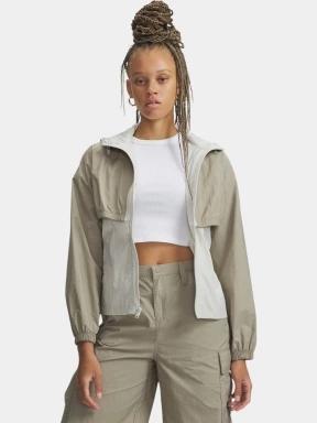 jacheta pentru alergare pt. femei Under Armour UA Unstoppable Utility 3in1 nisip 1