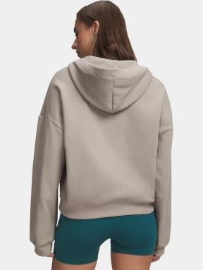 pulover cu gluga pt. femei Under Armour UA Icon Fleece HZ Hoodie maro 3
