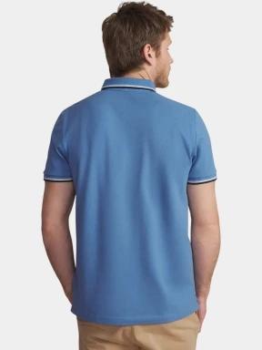 tricou cu guler pt. barbati TBS Yvanepol albastru 3