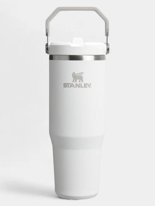 bidon Stanley The IceFlow™ Flip Straw 2.0 Tumbler 0.89L / 30oz alb 2