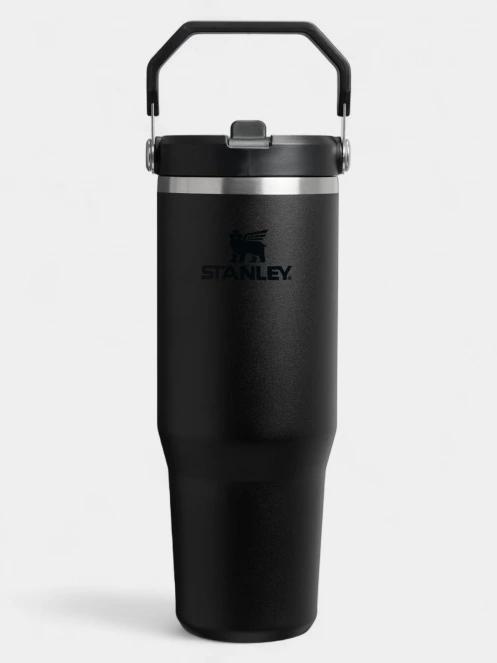 bidon Stanley The IceFlow™ Flip Straw 2.0 Tumbler 0.89L / 30oz negru 2