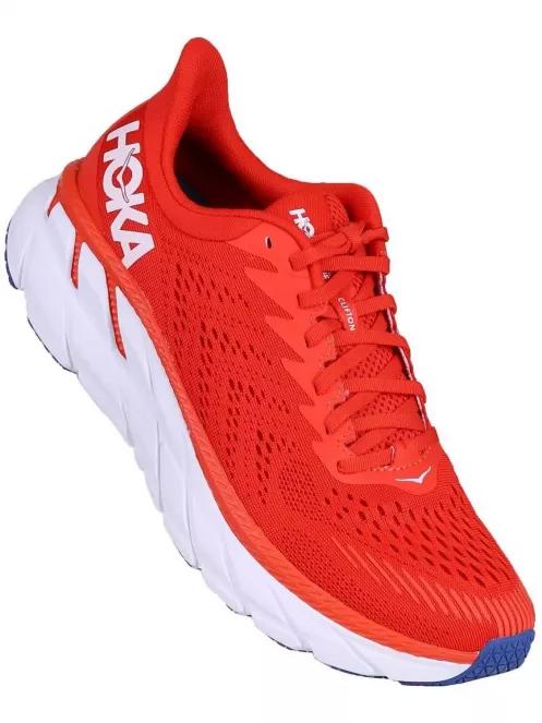 pantofi pentru alergat pe asfalt pt. barbati Hoka M'S Clifton 7 rosu 2