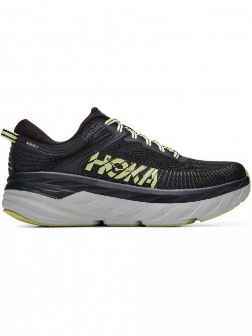 pantofi pentru alergat pe asfalt pt. barbati Hoka Bondi 7 negru 8