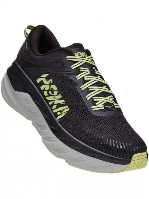 pantofi pentru alergat pe asfalt pt. barbati Hoka Bondi 7 Wide negru 2