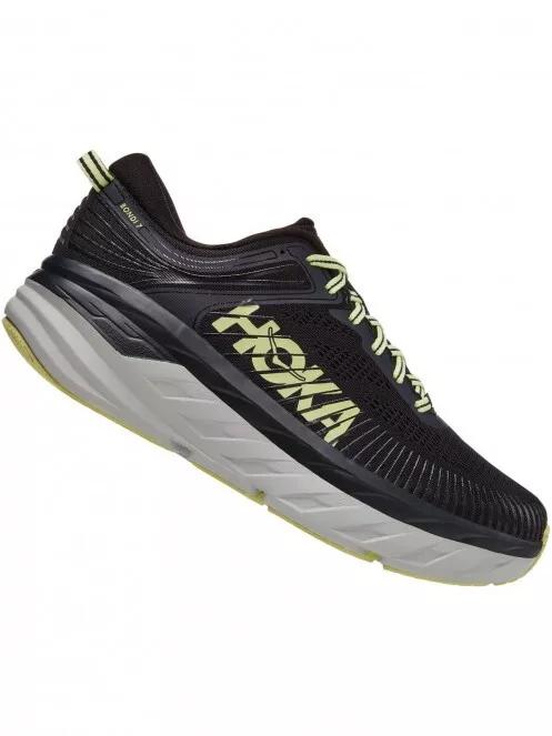 pantofi pentru alergat pe asfalt pt. barbati Hoka Bondi 7 Wide negru 3