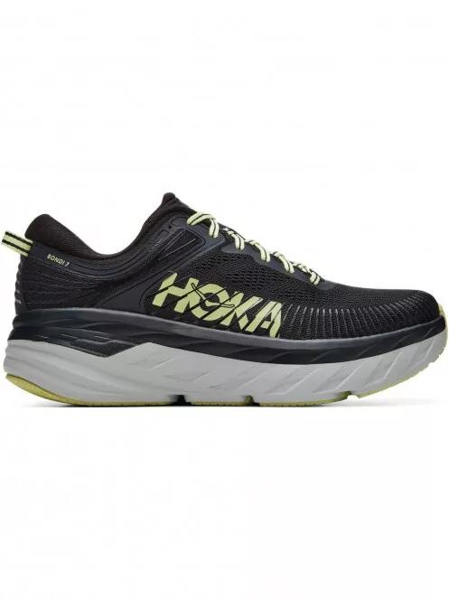 pantofi pentru alergat pe asfalt pt. barbati Hoka Bondi 7 Wide negru 8