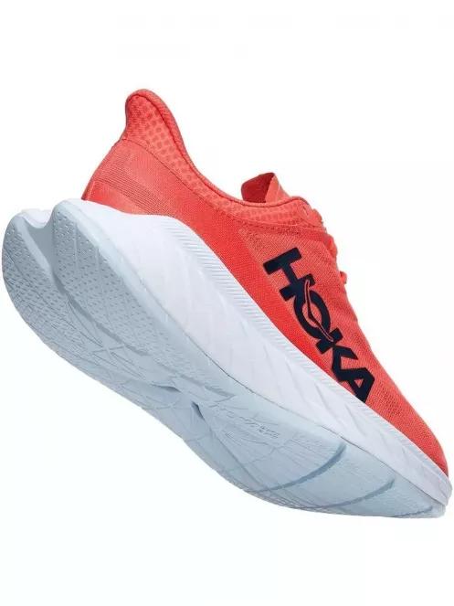 pantofi pentru alergare pt. femei Hoka W'S Carbon X 2 rosu 3