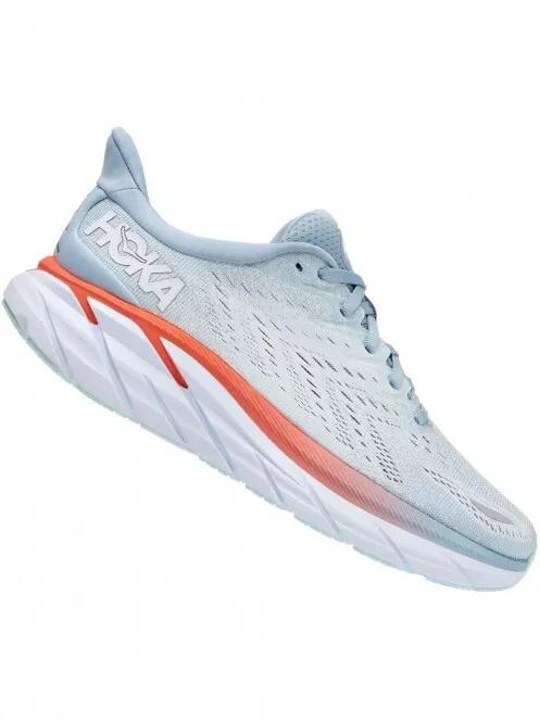 pantofi pentru alergat pe asfalt pt. femei Hoka Clifton 8 alb 3