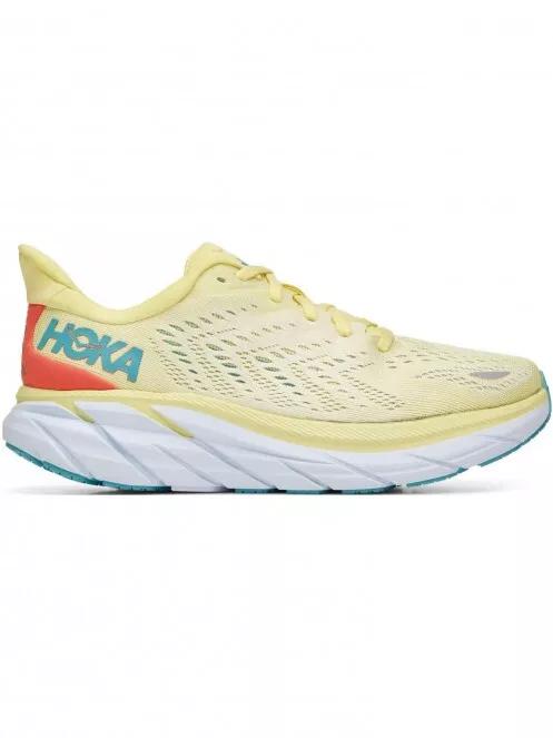 pantofi pentru alergat pe asfalt pt. femei Hoka Clifton 8 galben 8