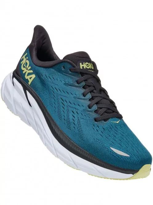 pantofi pentru alergat pe asfalt pt. barbati Hoka Clifton 8 Wide albastru 2