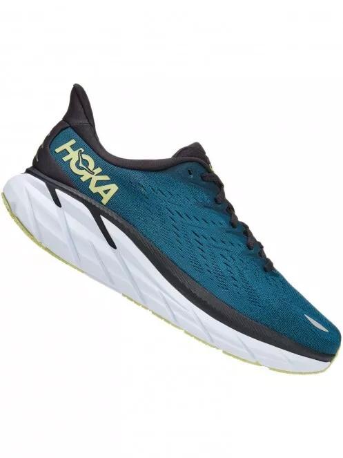 pantofi pentru alergat pe asfalt pt. barbati Hoka Clifton 8 Wide albastru 3