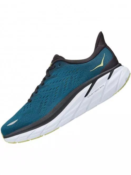 pantofi pentru alergat pe asfalt pt. barbati Hoka Clifton 8 Wide albastru 5