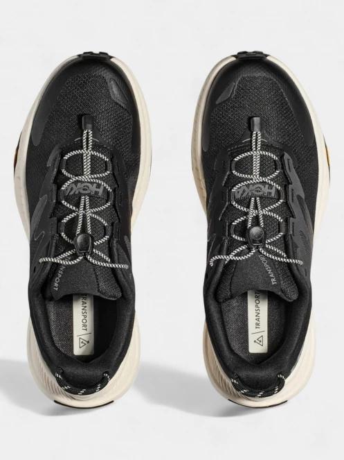 pantofi de drumetie pt. barbati Hoka Transport negru 5