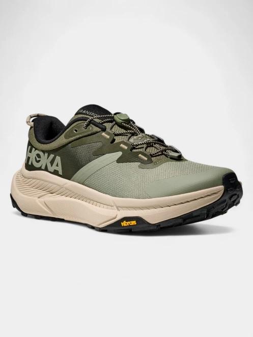 pantofi de drumetie pt. barbati Hoka Transport verde 2
