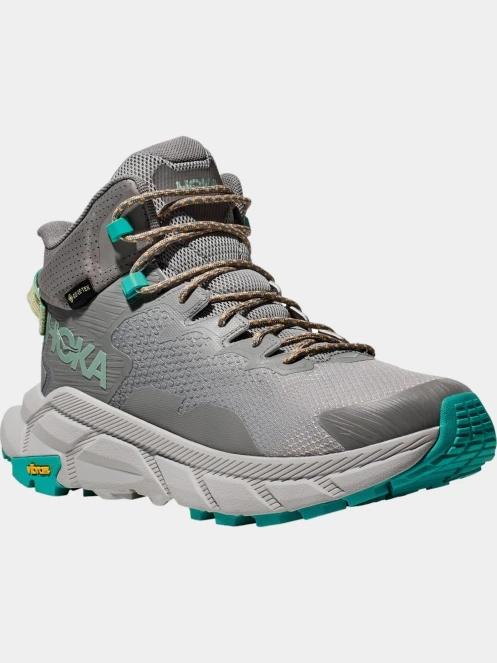 bocanci de drumetie pt. barbati Hoka Trail Code GTX gri 2