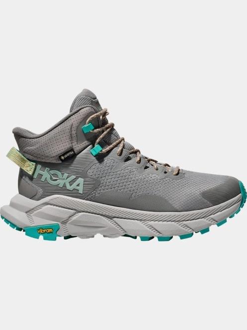 bocanci de drumetie pt. barbati Hoka Trail Code GTX gri 3