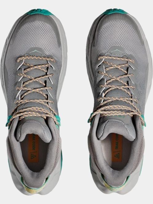bocanci de drumetie pt. barbati Hoka Trail Code GTX gri 8