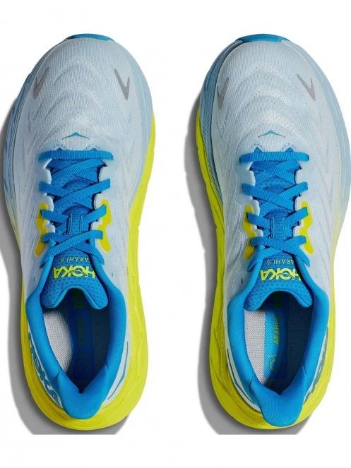 pantofi pentru alergat pe asfalt pt. barbati Hoka Arahi 6 Wide albastru deschis 8