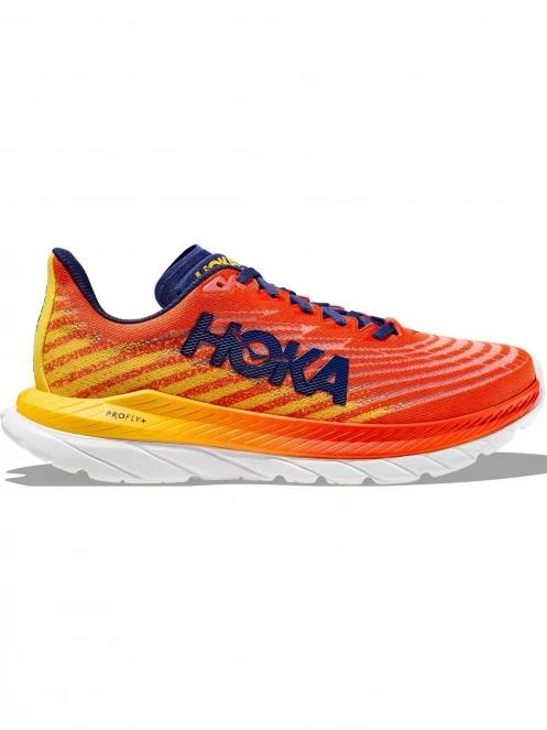 pantofi pentru alergat pe asfalt pt. barbati Hoka Mach 5 portocaliu 4