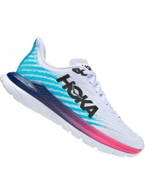 pantofi pentru alergare pt. femei Hoka MACH 5 alb 3