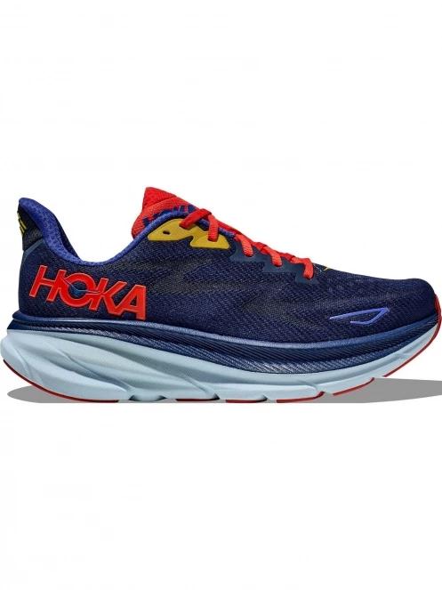 pantofi pentru alergare pt. barbati Hoka Clifton 9 albastru inchis 4