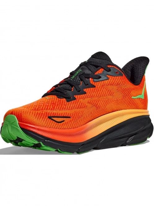 pantofi pentru alergare pt. barbati Hoka Clifton 9 portocaliu 3
