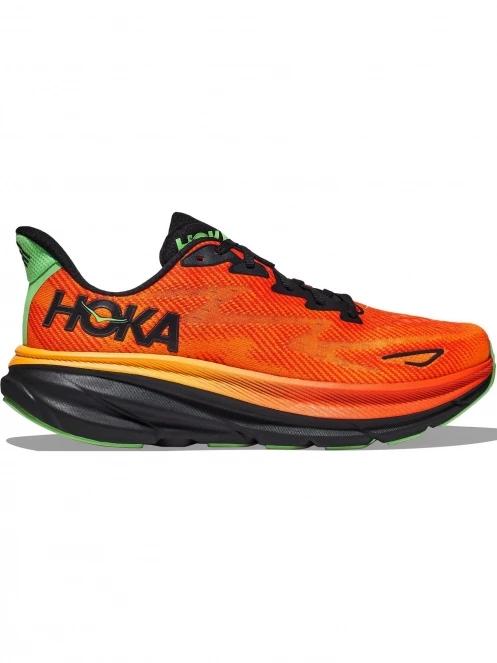 pantofi pentru alergare pt. barbati Hoka Clifton 9 portocaliu 4