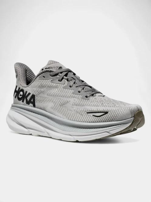 pantofi pentru alergat pe asfalt pt. barbati Hoka Clifton 9 gri 2