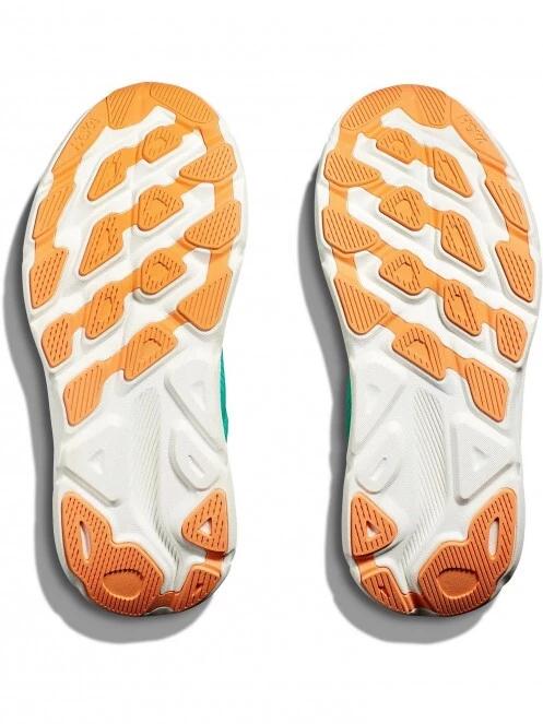 pantofi pentru alergat pe asfalt pt. femei Hoka W'S Clifton 9 verde 8