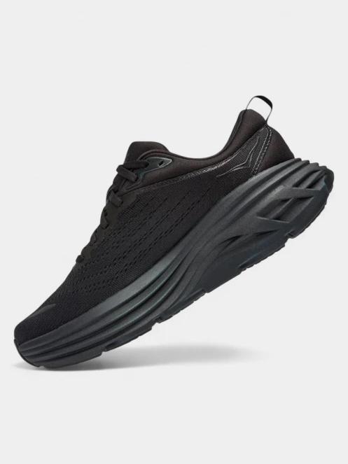 pantofi pentru alergat pe asfalt pt. femei Hoka Bondi 8 negru 4