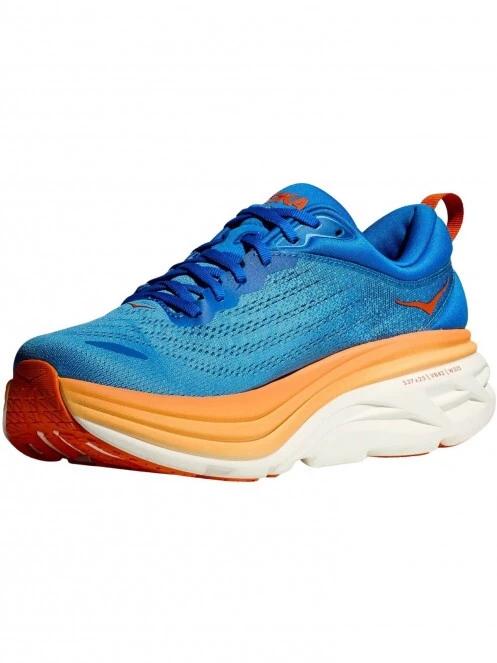 pantofi pentru alergat pe asfalt pt. barbati Hoka M'S Bondi 8 Wide albastru 3