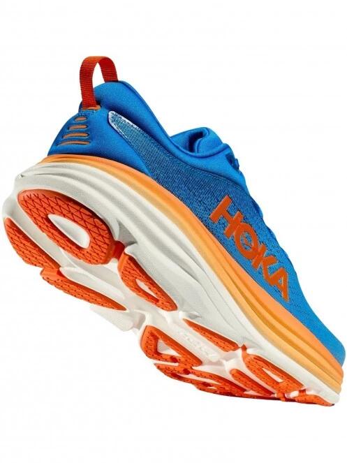 pantofi pentru alergat pe asfalt pt. barbati Hoka M'S Bondi 8 Wide albastru 4