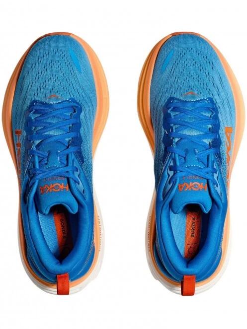 pantofi pentru alergat pe asfalt pt. barbati Hoka M'S Bondi 8 Wide albastru 5