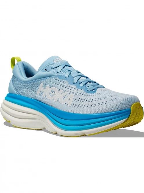 pantofi de cros pt. barbati Hoka Bondi 8 Wide albastru deschis 2